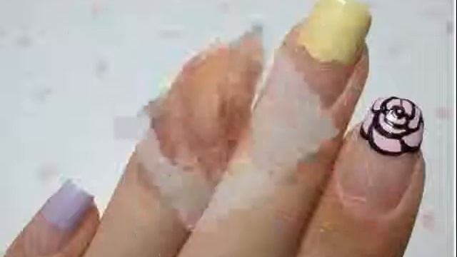 Маникюр - Розы. смотреть онлайн