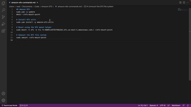 Create an Amazon EFS Filesystem смотреть онлайн