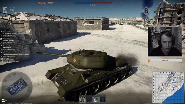 War Thunder №16. Берем СУ-85 и КТ 105мм смотреть онлайн