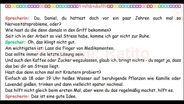 A2/B1 Deutsch Lernen Im Schlaf & Hören, Lesen Und Verstehen - 🇸🇾🇦🇿🇹🇷🇨🇳🇺🇸🇫🇷🇯🇵🇪🇸🇮🇹🇺🇦🇵🇹🇷🇺🇬🇧🇵🇱🇮🇶🇮🇷🇹🇭🇷🇸