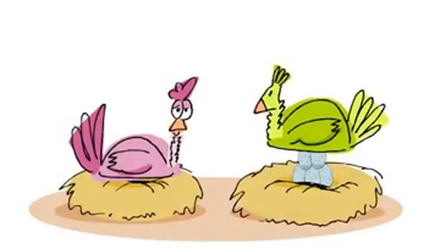 Cartoon Chicken Gif: Funny Animation смотреть онлайн