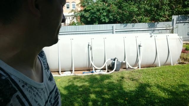 Каркасный бассейн Интекс. Как поставить и обслужить. смотреть онлайн