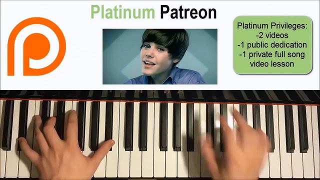 Justin Bieber - Baby | Patreon Dedication #53 (Piano Cover) смотреть онлайн