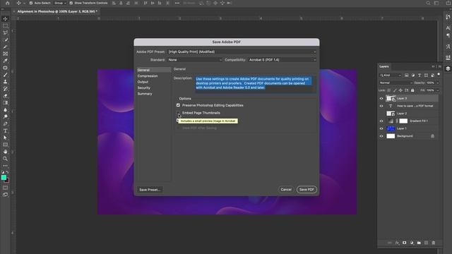 How To Save Your Files As PDF Format In Photoshop смотреть онлайн