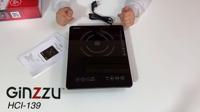 Обзор на плитку индукционную от GINZZU. Model: HCI-139. смотреть онлайн