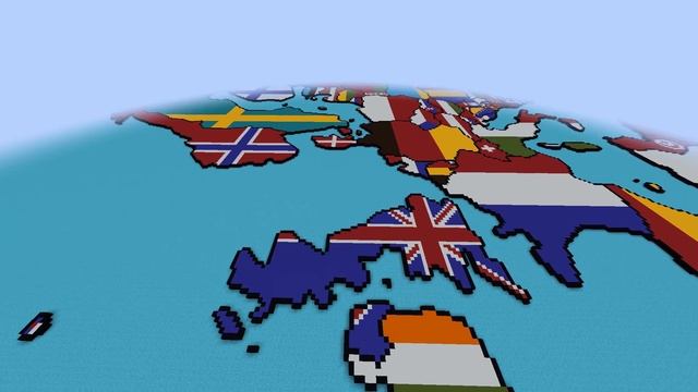 The World Flag Map - Minecraft Edition (My most viewed video) смотреть онлайн