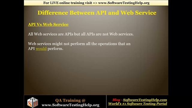 Difference Between API and Web Services смотреть онлайн