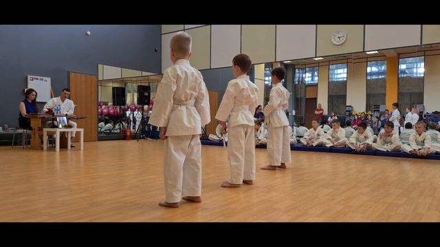 Аттестация на Белый пояс 10 кю каратэ Сётокан, 13.05.2023 смотреть онлайн