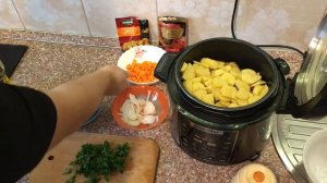 Жаркое с говядиной в мультиварке-скороварке. Простота приготовления.