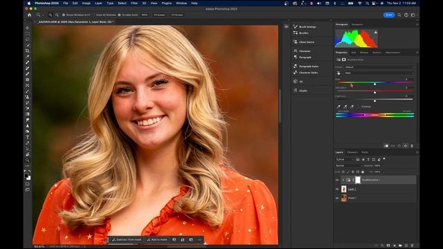 Reduce The RED Color In Skin Tone Using Hue/Saturation In Photoshop - #tutorial #photoshoptutorial