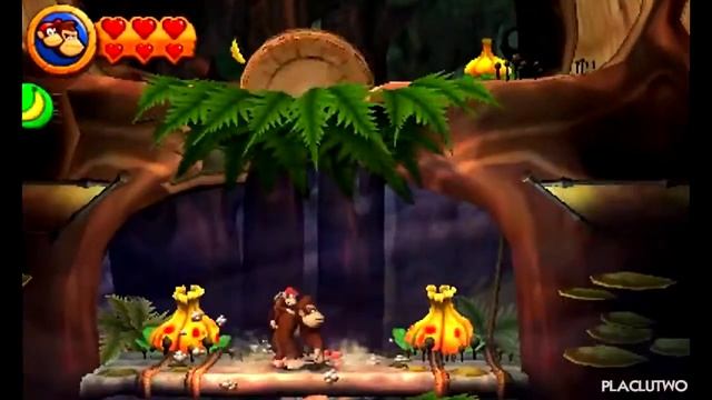 Donkey Kong Country Returns 3D - World 5 - Forest смотреть онлайн
