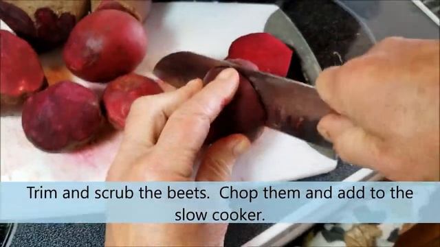 Healthy Organic Beet Soup (Borscht) Made In The Slow Cooker