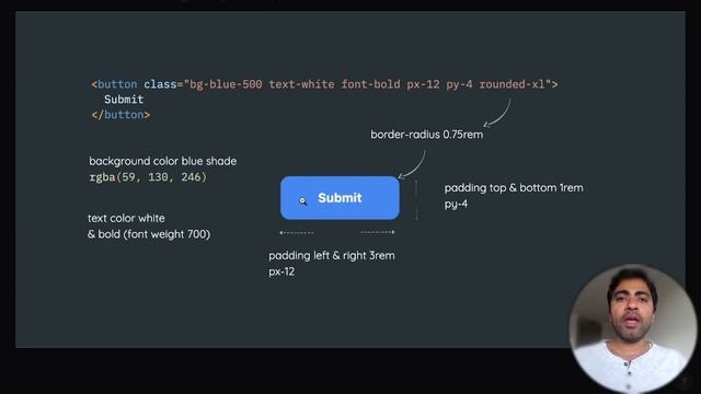 Tailwind CSS Beginners Button Tutorial смотреть онлайн