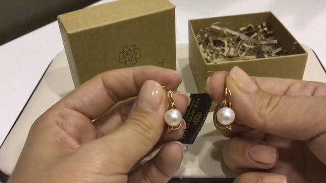 Серьги 093894 из красного золота 585 пробы с жемчугом смотреть онлайн