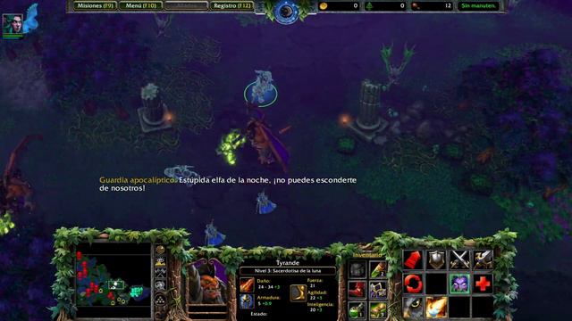 Warcraft 3 El fin de la eternidad Cap2 (difícil): Hijas de la Luna смотреть онлайн