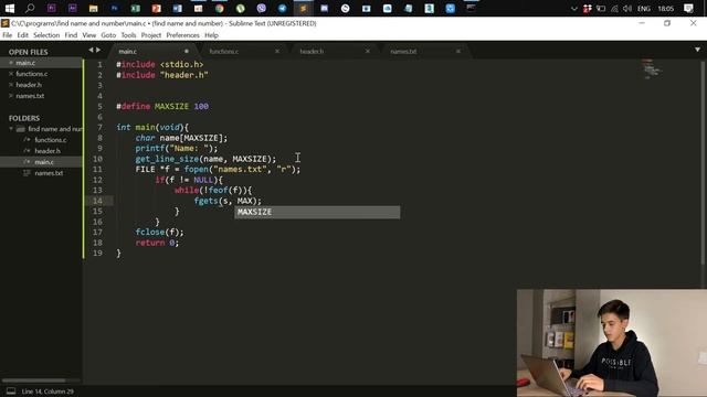 Как работать с текстовыми файлами в си (часть 3) || пишем программу смотреть онлайн