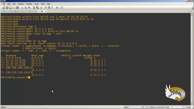 Outbound Route Filtering (ORF) in BGP смотреть онлайн