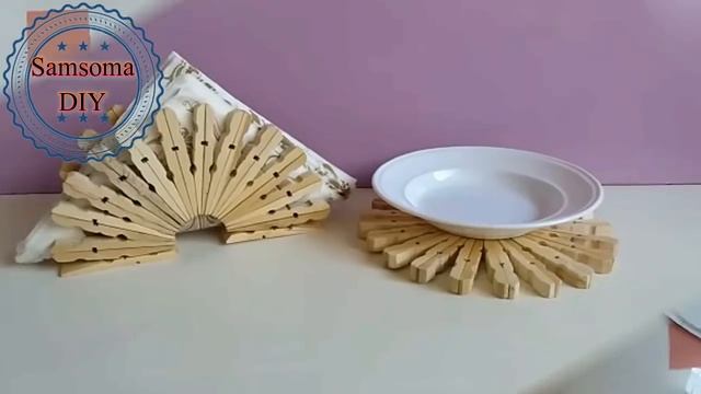 شوفي ماذا يمكنك عمله بمقابض الغسيل/ افكار مميزة باستعمال المشابك/ Decoration Ideas using Clothespin смотреть онлайн