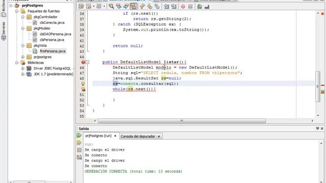 Java con Postgres a tres capas Swing Parte 3 смотреть онлайн