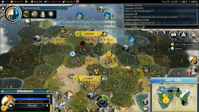 Sid Meier's Civilization V Egypt Great Wall of China Rush смотреть онлайн
