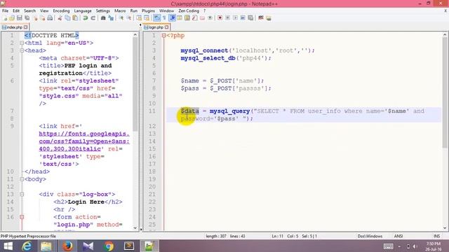 PHP premium class - 2 (Login system) - Part-103 смотреть онлайн