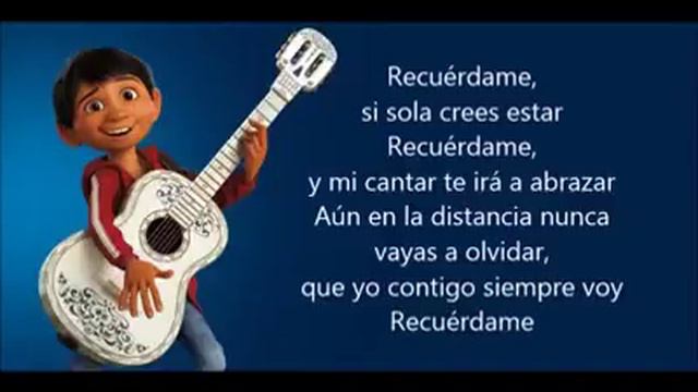 Remember me OST CoCo with Lyrics смотреть онлайн