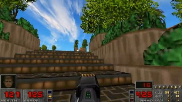 Brutal Doom + Hanging Gardens Wad Gameplay on Black Metal Difficulty.