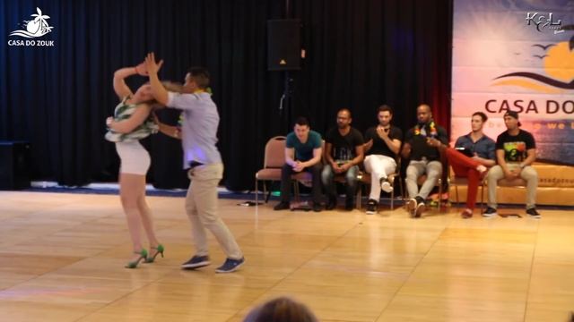 Casa do Zouk 2015 - Brazilian Zouk Invitational 3rd Place - Arthur and Layssa смотреть онлайн