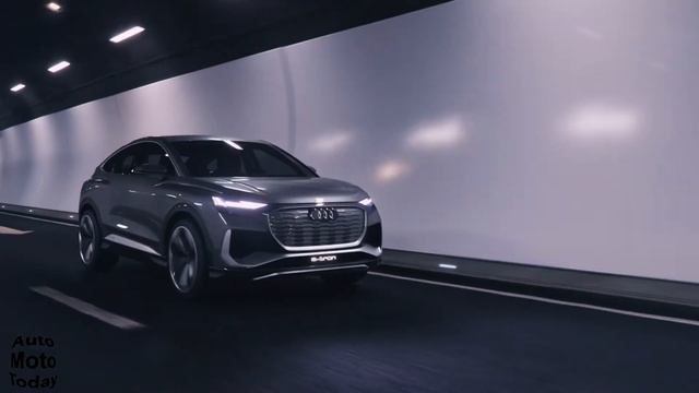 2021 Audi Q4 Sportback E-Tron SUV - First Look and Drive смотреть онлайн
