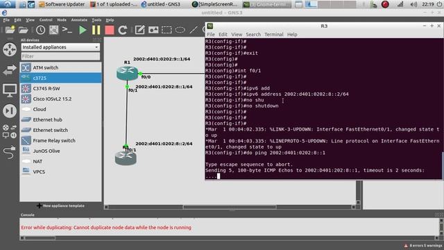 GNS3 Lab: Configuring Enhanced Interior Gateway Routing Protocol (EIGRP) for IPv6 смотреть онлайн