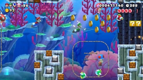 Super Mario Maker 2 – 4 Players Super Worlds Local Multiplayer Walkthrough (Online Levels) World 2