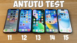 IPHONE 11, 12, 13, 14, 15 - ANTUTU TEST