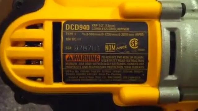 DeWalt DCD940 смотреть онлайн