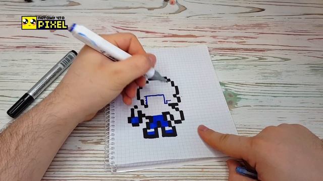 мини БИБИ -BRAWL STARS РИСУНКИ ПО КЛЕТОЧКАМ - PIXEL ART смотреть онлайн