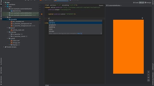 [ KOTLIN ] ENGLISH - CUSTOMABLE BUTTOM смотреть онлайн