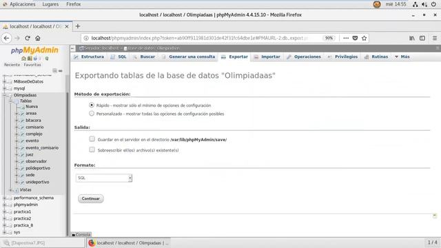 Exportar de datos de MySQL смотреть онлайн
