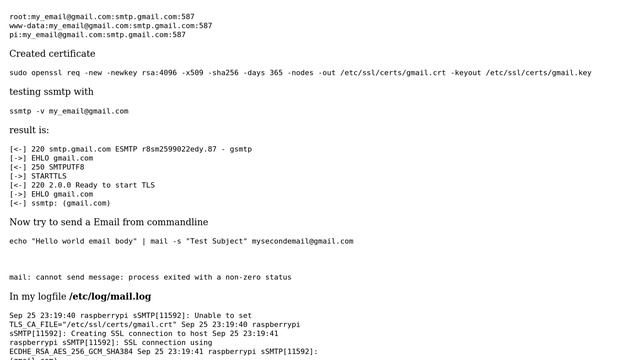 Raspberry Pi: Raspberry 4, send Email from commandline смотреть онлайн