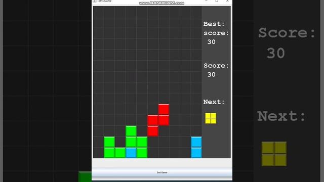 Tetris Game with Java | Code in the description | Yaser Harba смотреть онлайн