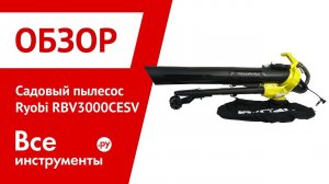 Обзор садового пылесоса Ryobi RBV3000CESV