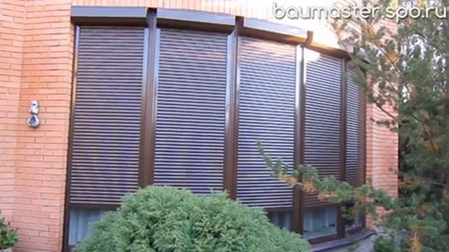 Рольставни, защитные роллеты на панорамные окна смотреть онлайн