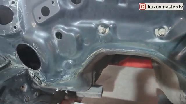 Не простой ремонт. Замена всей морды с лонжеронами. Тойота Марк II смотреть онлайн