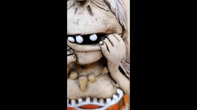 Фигурка Кикимора. Ручная работа. Керамика. смотреть онлайн
