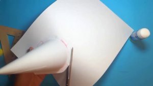 Как сделать ОБЪЕМНЫЙ КОНУС из бумаги