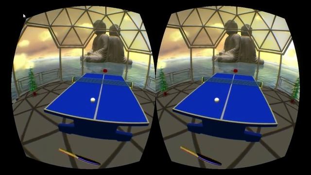 Table Tennis VR v0.06 (Oculus Rift & Hydra) смотреть онлайн