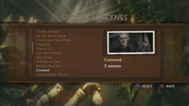 [PS3] Uncharted 2: Among Thieves - 100 Story Completed+All Cutscenes Save