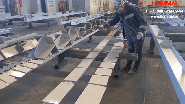 Промышленная окраска металл изделий|HOMMAL смотреть онлайн