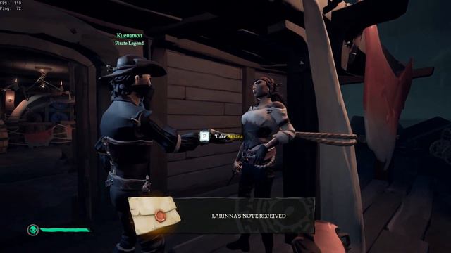 Larinna likes bananas #seaofthieves #short смотреть онлайн