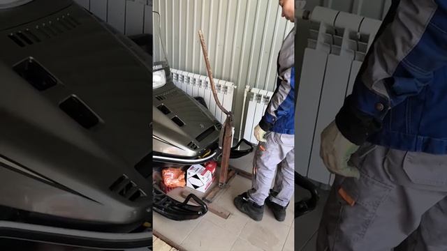 Подъёмник для снегохода своими руками смотреть онлайн