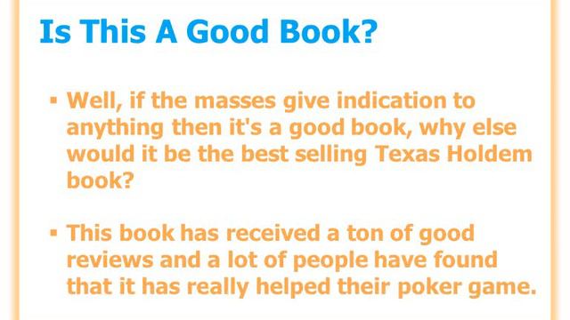 Best Selling Texas Holdem Book смотреть онлайн