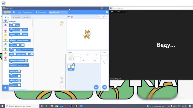Работа с окнами Zoom и программы во время занятий смотреть онлайн
